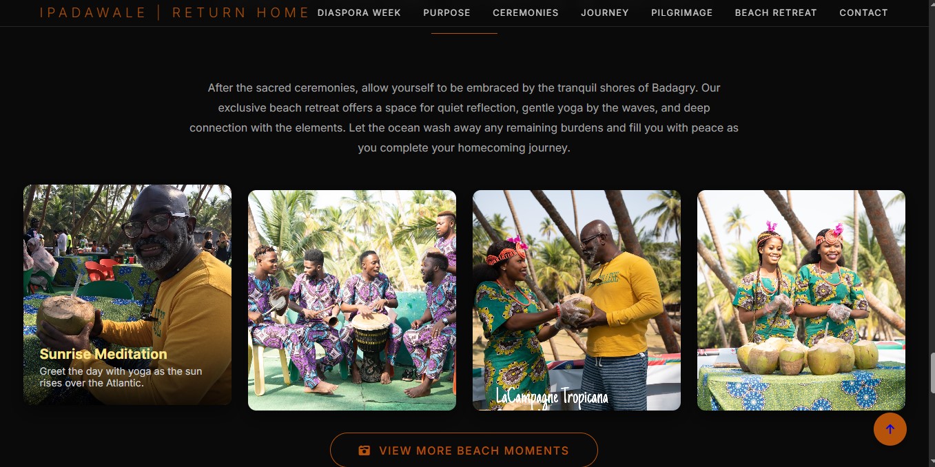 Ipadawale.org homepage preview